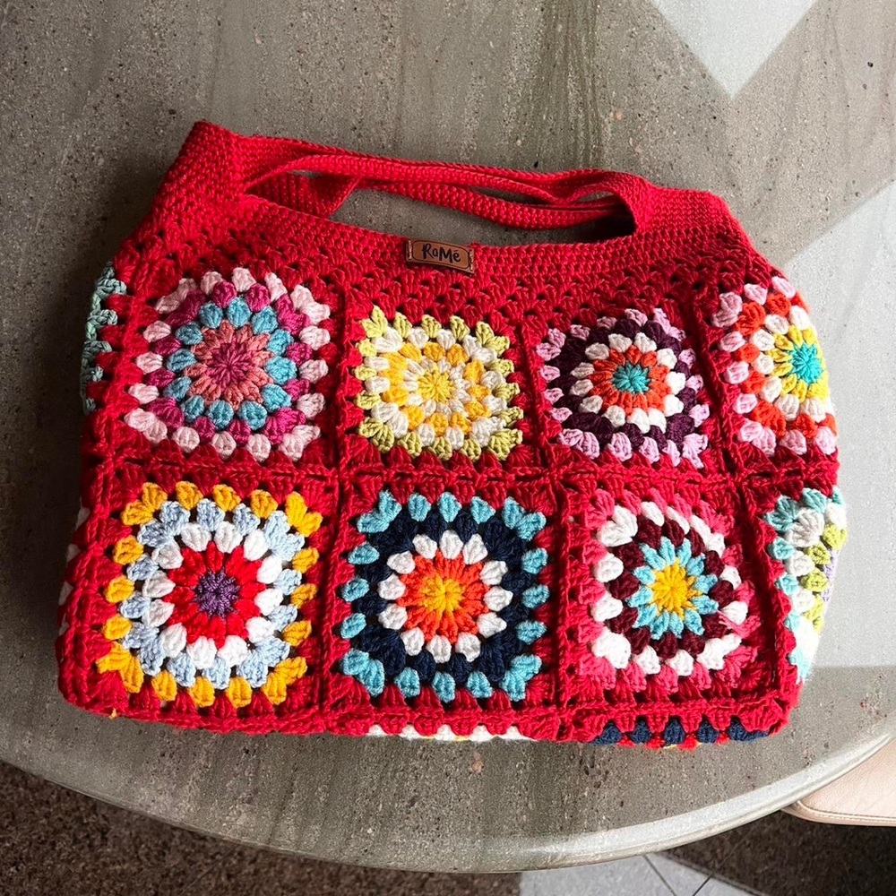 Handmade crochet bag